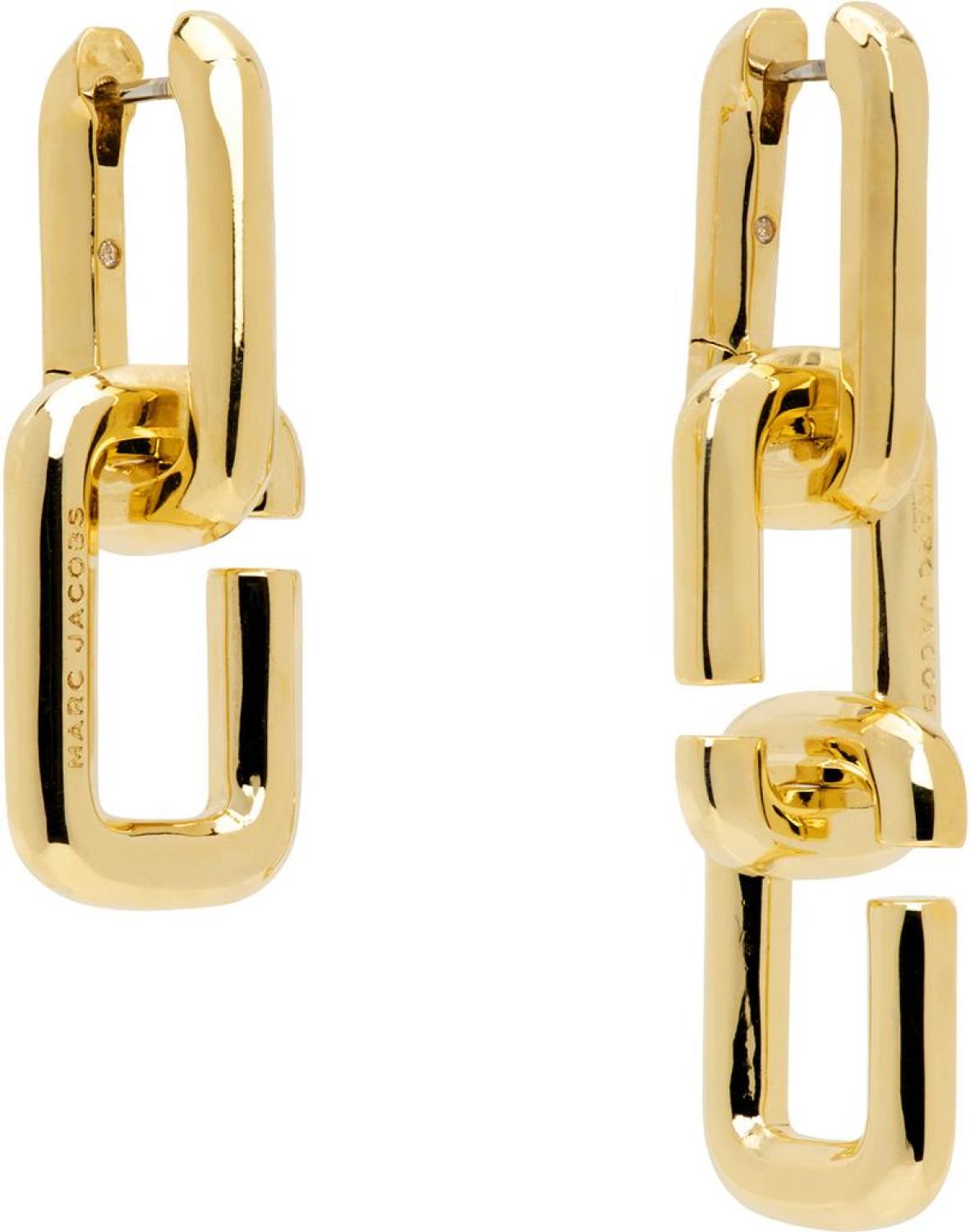 Gold 'The J Marc Chain Link' Earrings