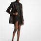 Sequined Double Crepe Sablé Boyfriend Blazer