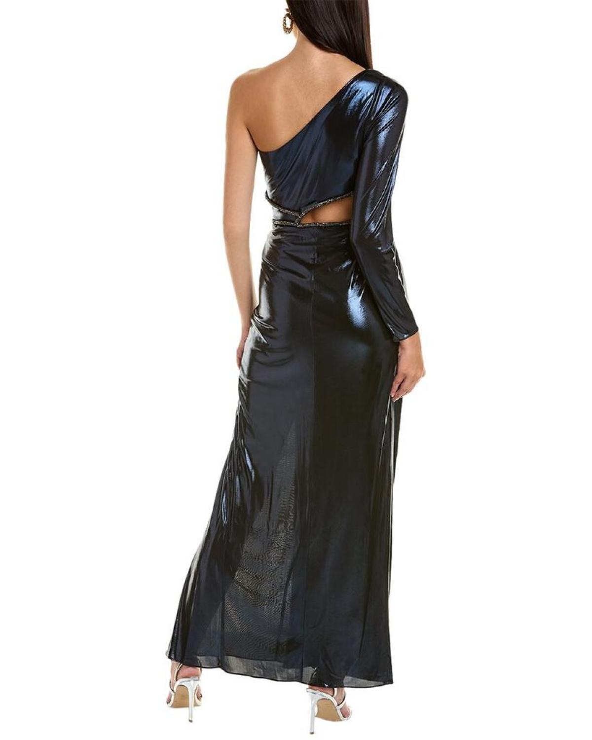 Marchesa Notte One-Shoulder Gown