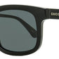 Gucci Men's Rectangular Sunglasses GG0824S 005 Black 55mm