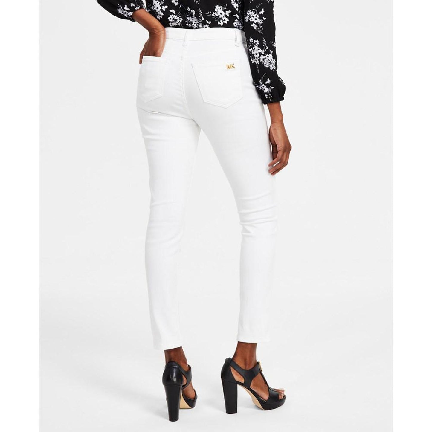 Rolled-Hem Skinny Jeans, 2-