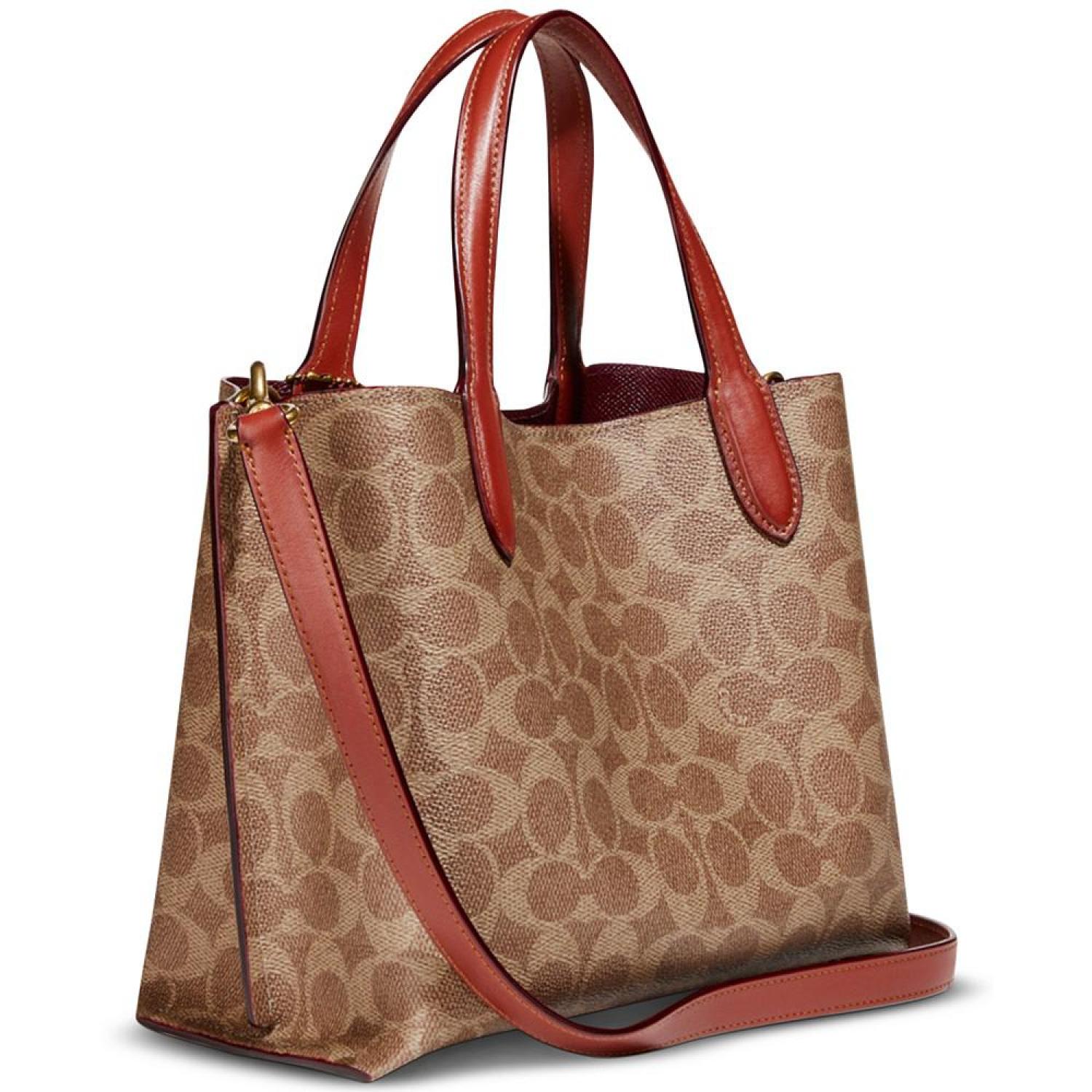【COACH】Willow Tote 24 In Signature Canvas/全国送料込み COACH Willow 24 Signature Canvas Tote Bag | Dillard's