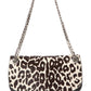 Michael Kors Collection Mini Clean Haircalf & Leather Flap Bag