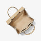 Campbell Medium Crocodile Embossed Leather Satchel