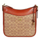 Coach Monogram Printed Zipped Crossbody Bag