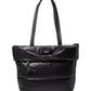 Puffed Puffy Fabric Small Tote
