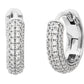 Brilliant Statements Pave Mini Huggies Earrings