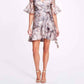 Floral Wrap Dress In Multicolor
