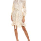 Marchesa Notte Lace Shirtdress