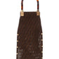 FENDI Sunny FF Suede Tote