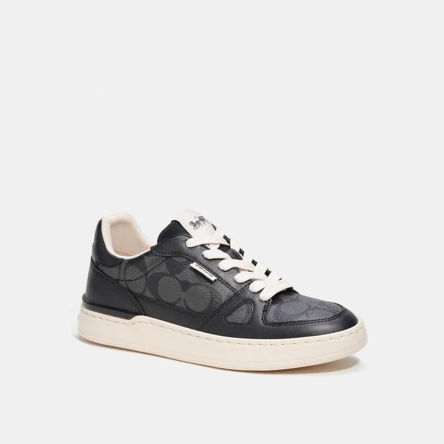Coach Outlet Clip Court Low Top Sneaker In Signature Canvas