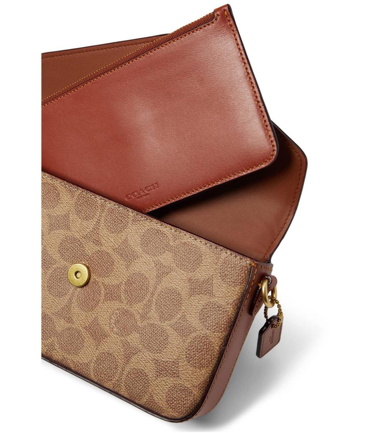 Coated Canvas Signature Wyn Crossbody