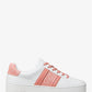 Poppy Leather and Logo Stripe Sneaker