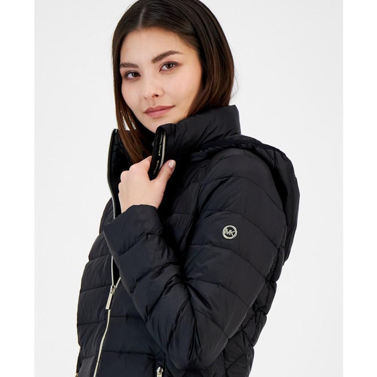 Women's Petite Hooded Packable Puffer Coat, Created for Macy's