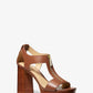 Berkley Leather Block-Heel Sandal