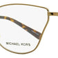Michael Kors Women's Toulouse Eyeglasses MK3039 1213 Metallic Brown 56mm
