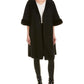FENDI Cropped-Sleeve Wool Coat
