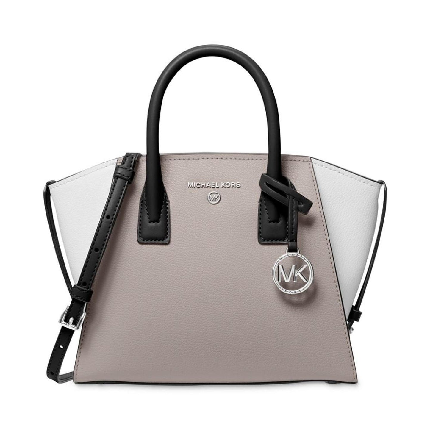 Avril Small Top Zip Leather Satchel