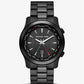 Oversized Runway Black-Tone  Watch