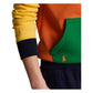 Color-Blocked Double Knit Hoodie