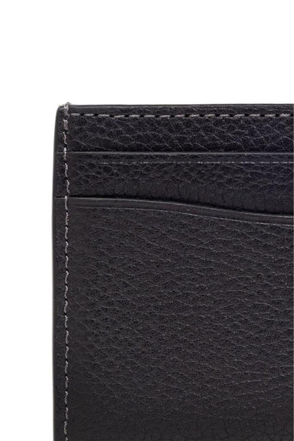 Coach Logo Plaque Card Case