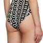 Black & Beige 'The Monogram One-Piece Swimsuit' Swimsuit