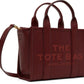 Burgundy 'The Leather Small' Tote