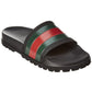 Gucci Web Rubber Slide