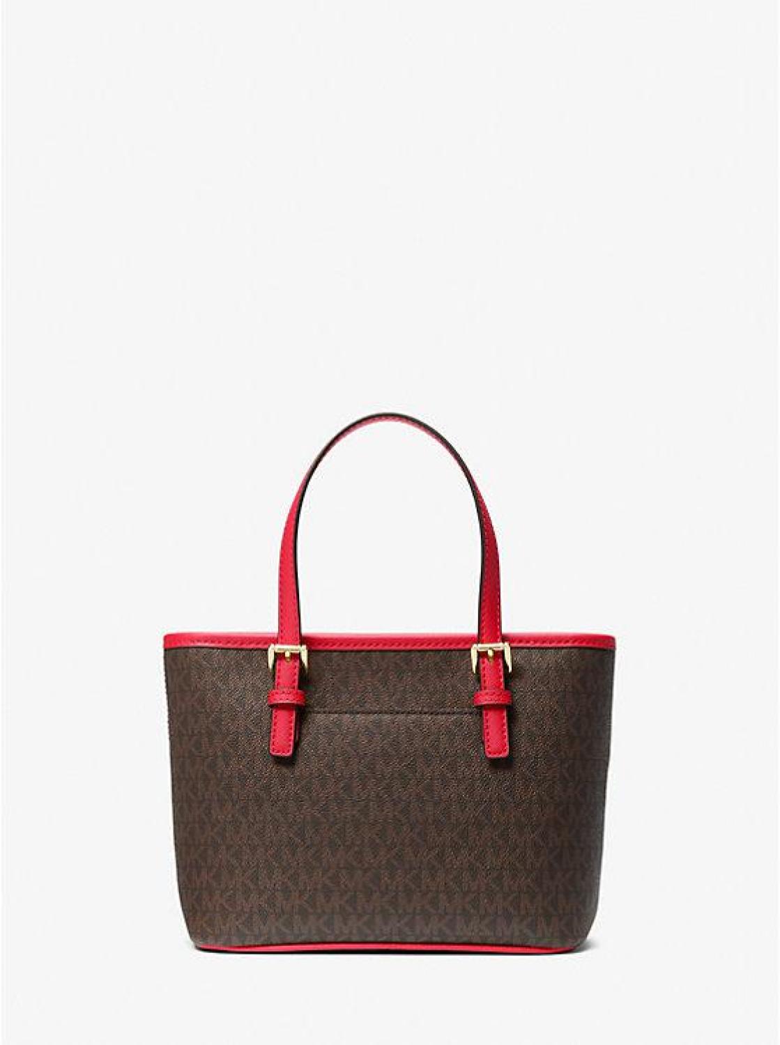 Jet Set Travel Extra-Small Logo Top-Zip Tote Bag