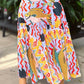 Fish Midi Tiered Skirt In Fun Art Print
