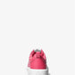 Emmett Logo Embossed Faux Patent Leather Sneakers