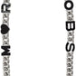 Silver 'The Heart Charm Chain' Shoulder Strap