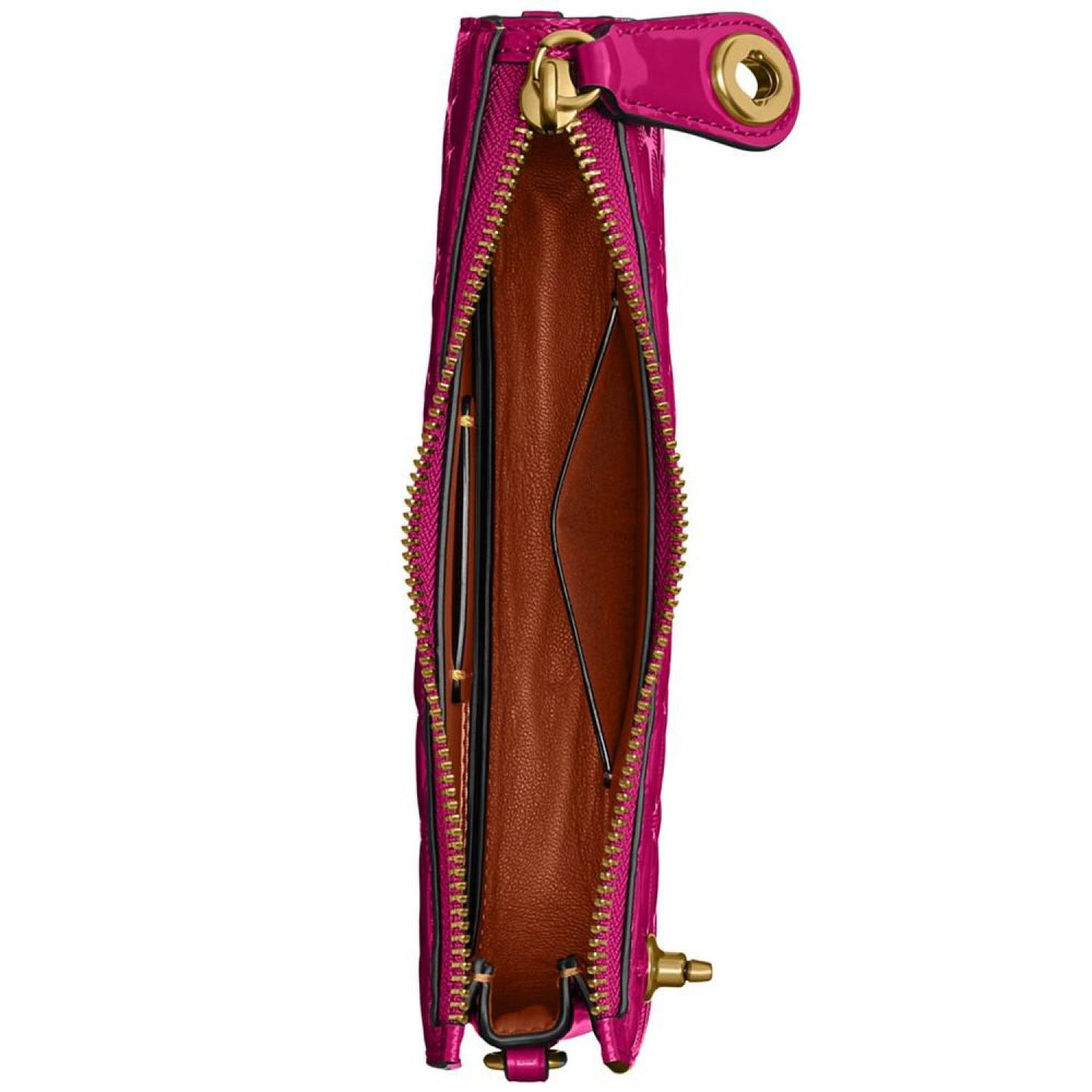 Signature Patent Leather Small Pochette