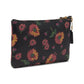Floral Printed Leather Small Wristlet
