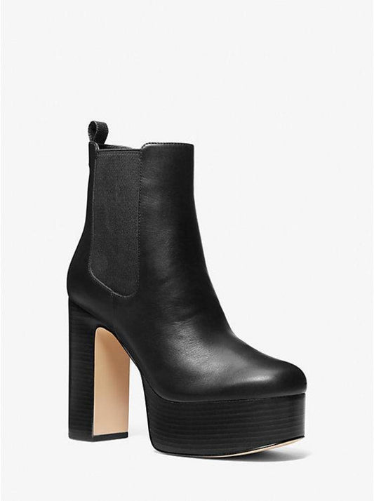 Natasha Leather Platform Boot