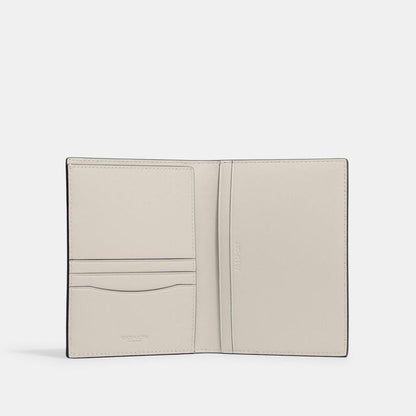 Coach Outlet Passport Case In Signature Leather