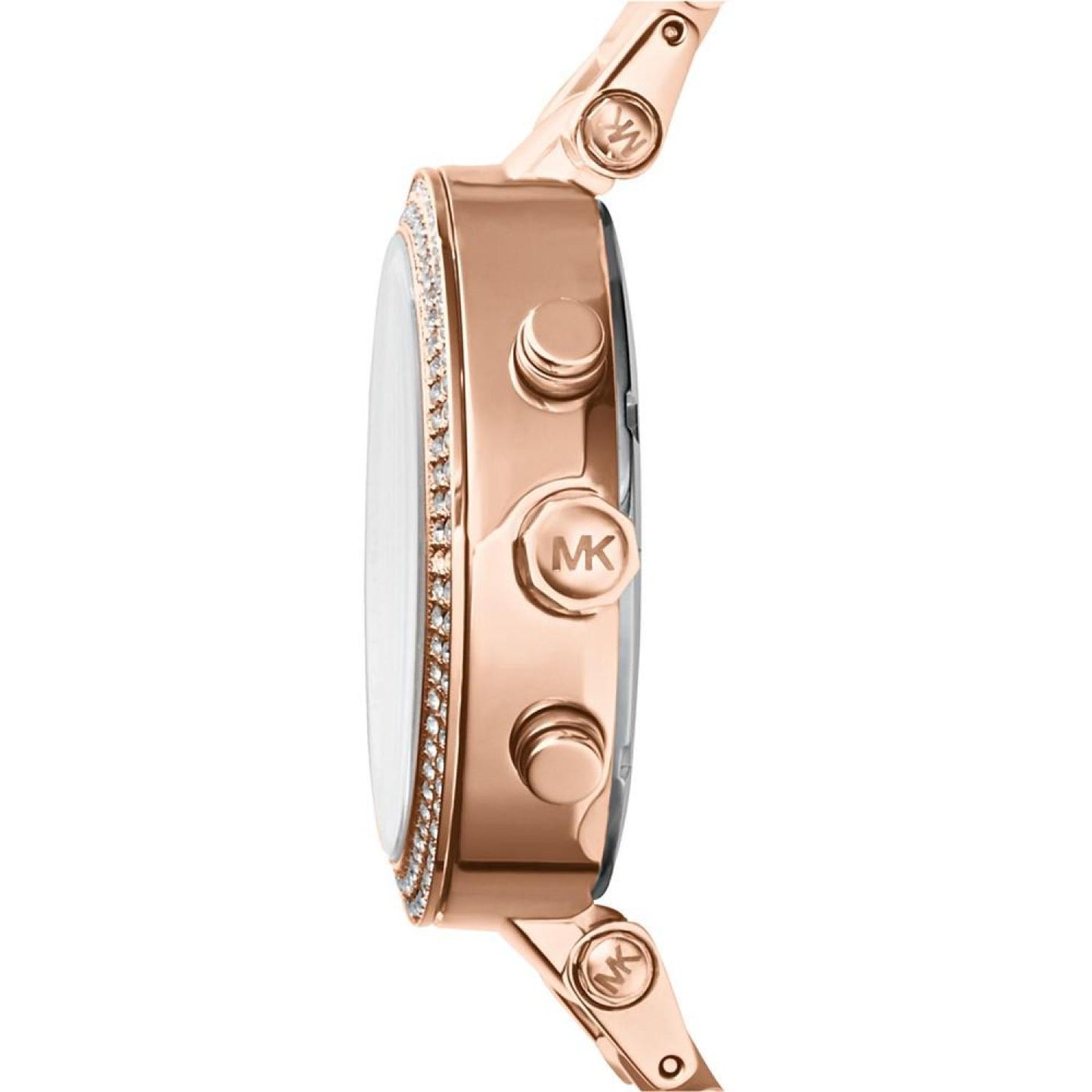 Women's Chronograph Parker Blush and Rose Gold-Tone Stainless Steel Bracelet Watch 39mm MK5896