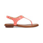 Women's MK Plate Flat Thong Sandals