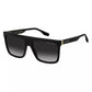 57MM Gradient Rectangle Sunglasses