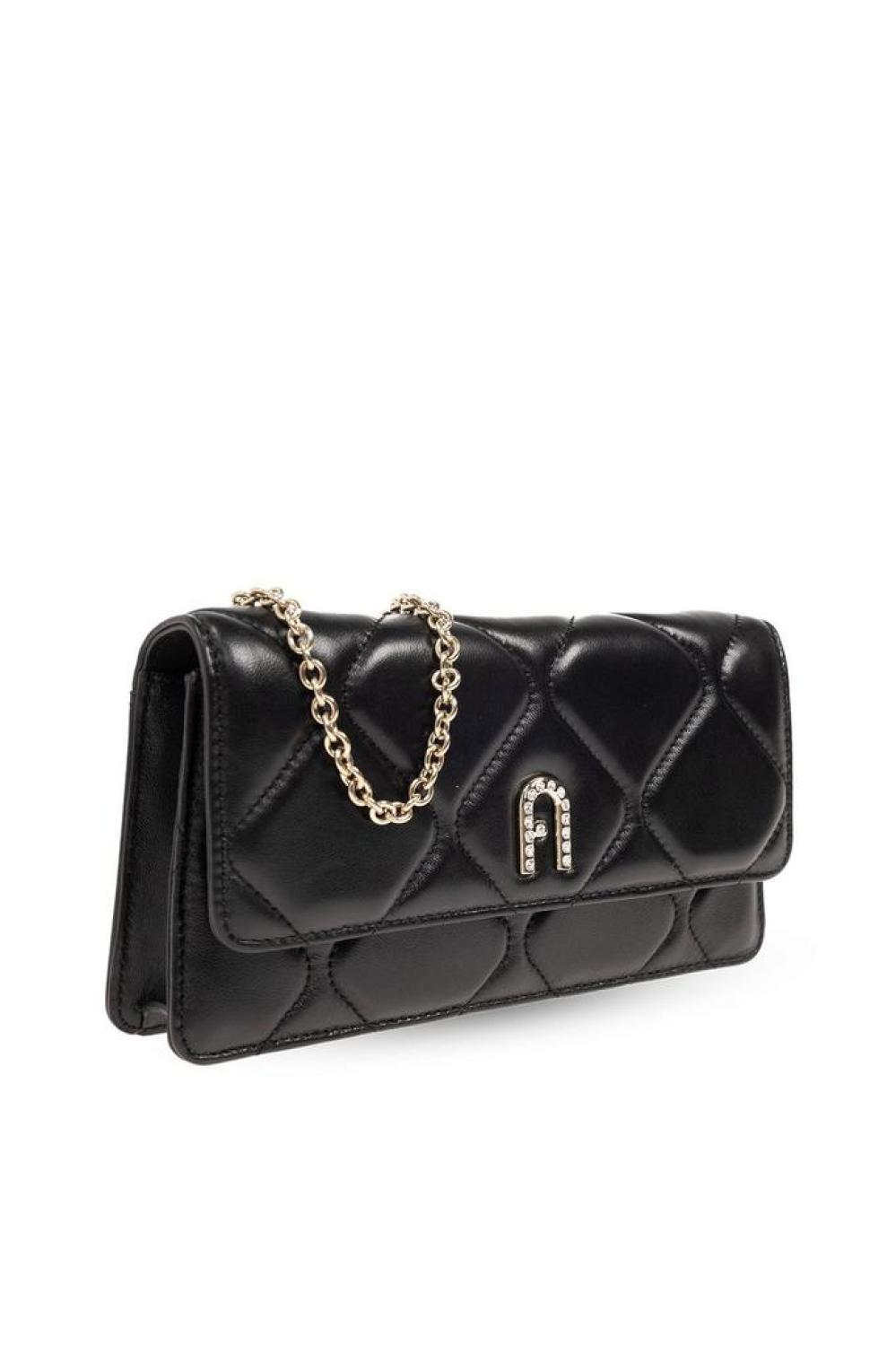Furla Diamante Quilted Mini Shoulder Bag