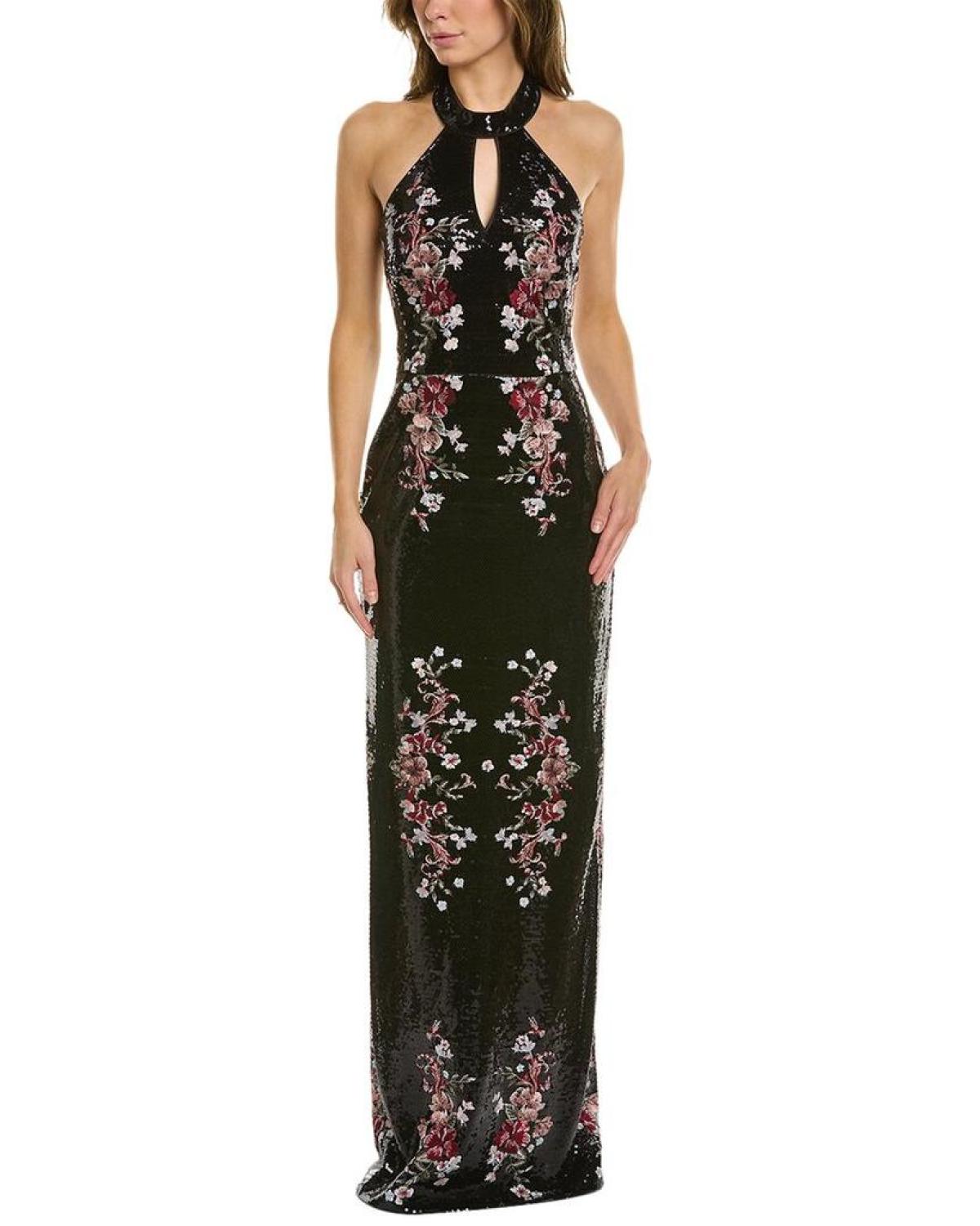 Marchesa Notte Sequin Gown
