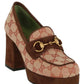 GG Monogram Platform Loafers