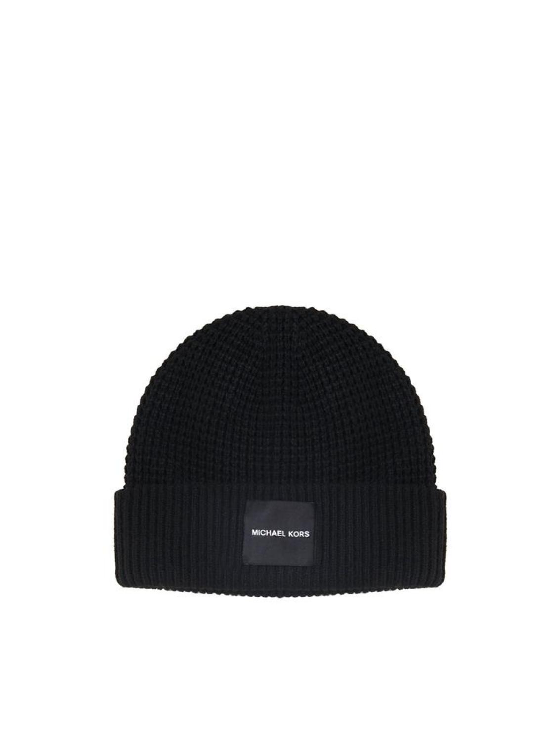 Michael Michael Kors Logo Patch Knitted Beanie