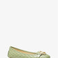 Fulton Logo Embossed Faux Leather Moccasin
