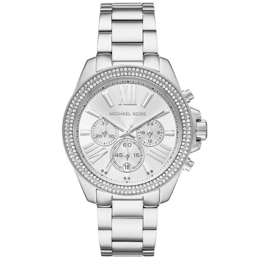 Women's Wren Chronograph Silver-Tone Stainless Steel Watch 42mm