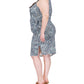 Plus Size Paisley Crew Neck Drape Dress