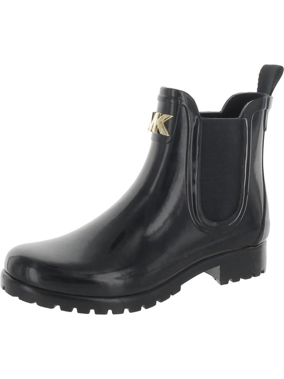 Sidney Womens Round Toe Pull On Rain Boots
