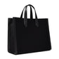 Manhattan Lady Leopard Embroidered Fabric Large Tote