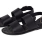 Leather Two Strap Sandal