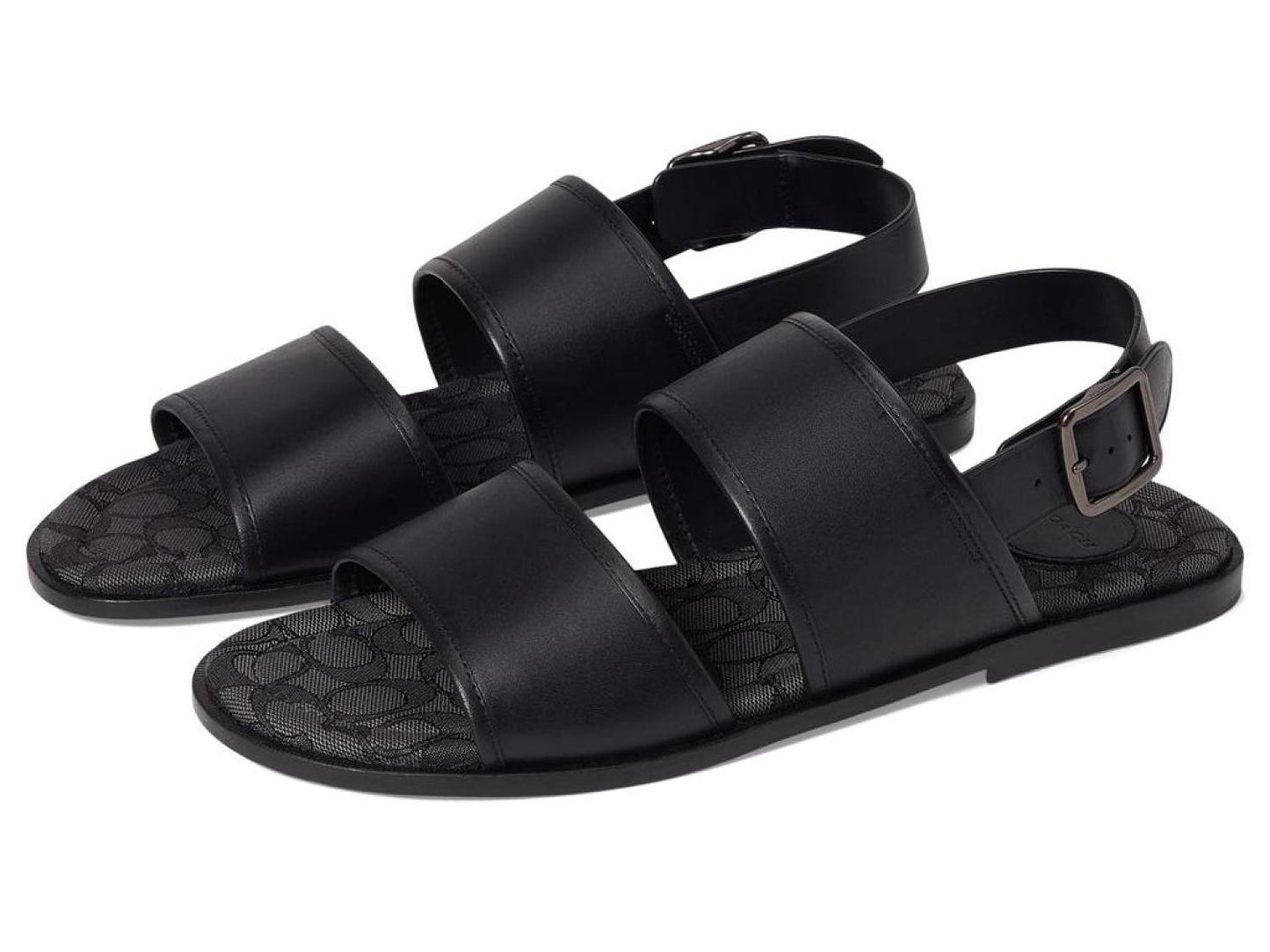 Leather Two Strap Sandal